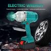 588В 1900Н.м Высокий Крутящий Момент Бесщеточный Электрический Ударный Гайковерт 3/4"/1/2" Головка Гаечного Ключа Гайковерт для Автомобильных Шин Аккумуляторный Инструмент-Драйвер синий