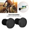 1 Pair Mountain Bike Scooter 22.2mm Handlebar Anti skid Rubber Bar End Plugs (black)