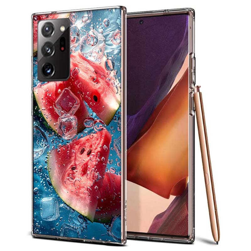 Летний фруктовый чехол для телефона с арбузом для Samsung A55 A35 A25 A15 A07 A05S A16 A17 A26 A36 A37 A56 A57 Galaxy Note 20 10 A50S A71 A