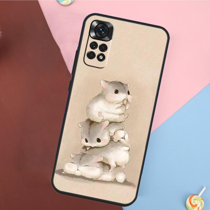 Милый Милый Домашний Питомник Хомяк Чехол Для Xiaomi Redmi Note 14 13 Pro 12 11 9 10 9S 10S 11S 12S Redmi 14C 10C 12C 13C Чехол