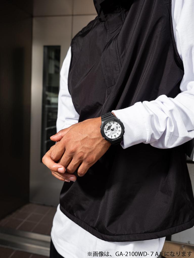 Watch and Brilliant White Series Black [Casio] G-Shock []Black GA-100WD-1AJF Men's