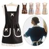 1Pcs Baking Florist Kitchen Cooking Aprons With Waistband Maid Dress Apron Durable Japanese Apron