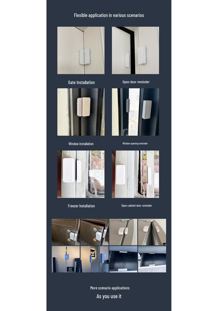 Welcome Door Sensor: Entry Alert & Voice Reminder for Shops