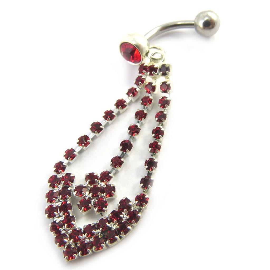 Les Trésors De Lily [E3662] - Пирсинг «Танец живота», красный