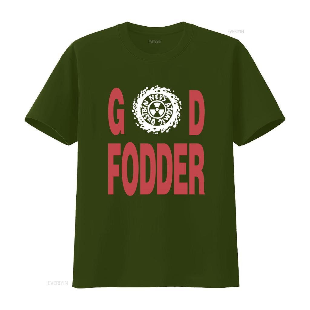 1991 Vintage NED S ATOMIC Dustbin God Fodder Tour Concert Promo Album Rare 90s T Shirt vintage Washed fashion Stylish