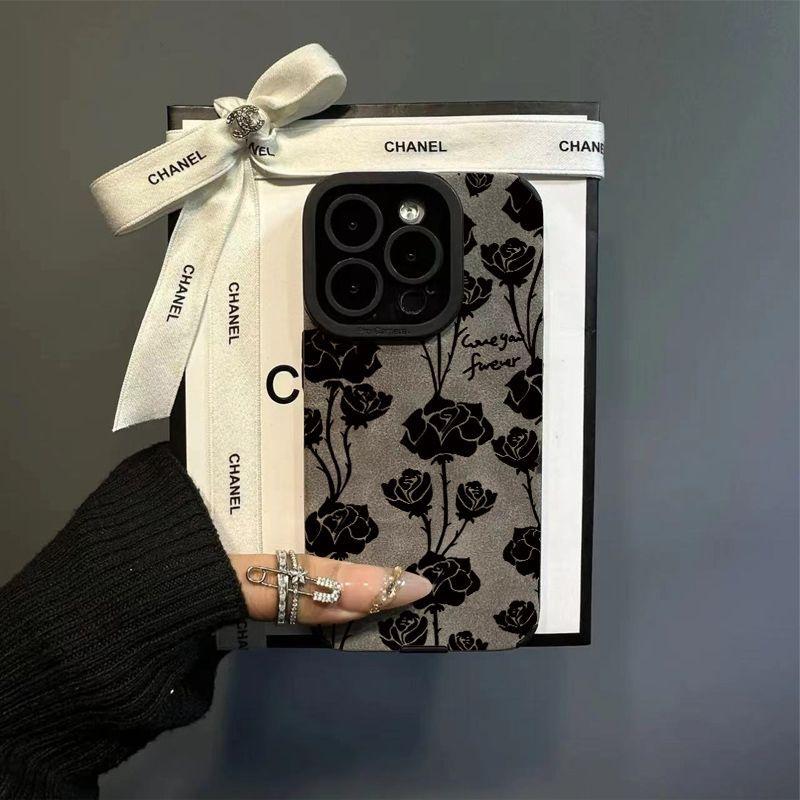 Меховые ветки Черное яблоко роза 16 Пара Чехол для телефона 15 Promax Премиум