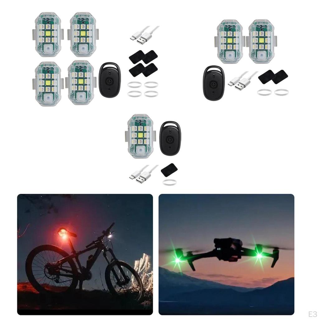 Светодиодный стробоскопический фонарь для предотвращения столкновений, 7 цветов, регулируемый, предупреждающий для мотоцикла