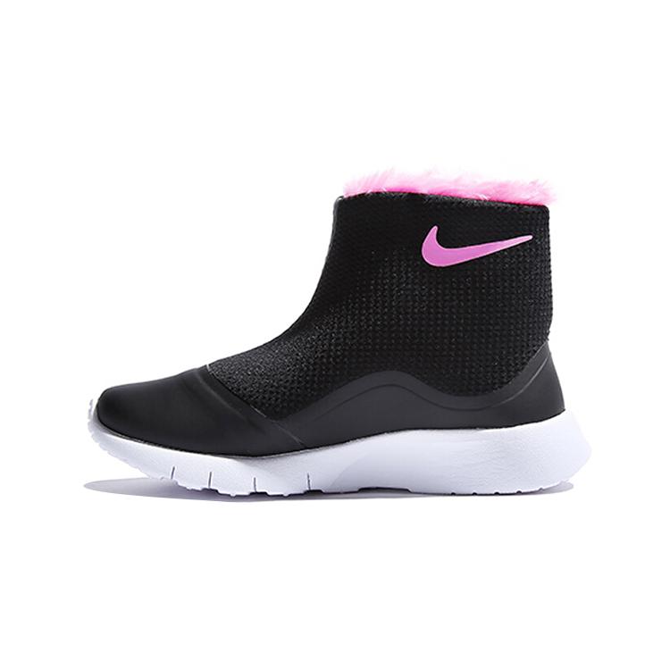 Nike Tanjun Термостойкие детские ботинки с высоким сопротивлением к истиранию, низкие, Черно-розовые, для детей возрастом от 3 до 7 лет, 922871-009