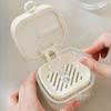 Dentures Brace Case Leakproof Carrying and Protecting Retainer Cleaning Box