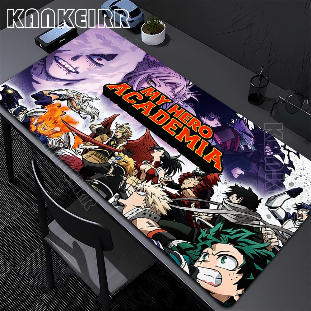 New Anime My Hero Academia Mousepad Hd Printing Computer Gamers Lock Edge NonSlip Mouse Pad Xxl Keyboard Pc AntiSlip Desk Mat