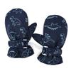 Thickened Fleece Kids Gloves Plush Baby Mittens Cartoon Skiing Snow Gloves  Girls Boys