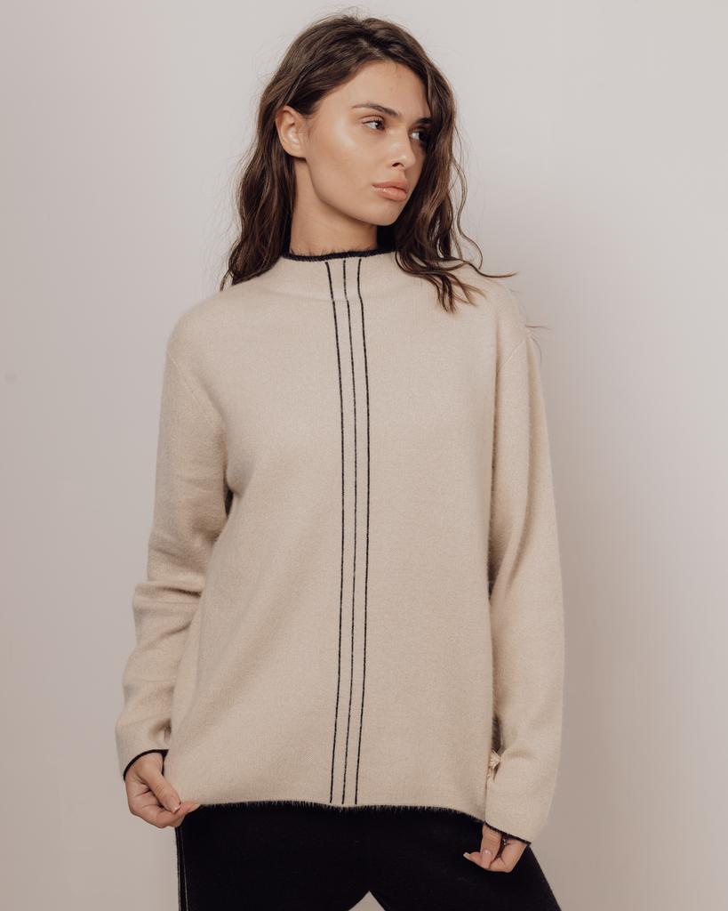 Women's Warm Suit Binka 3311 M Beige-black