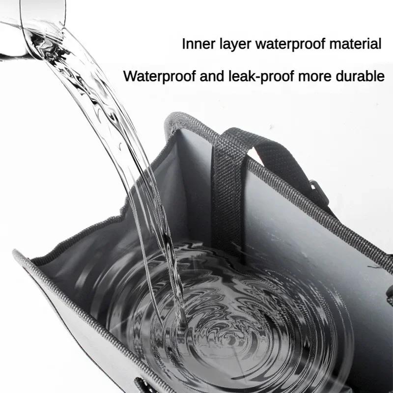 Новый портативный складной автомобильный мусорный бак многофункциональный подвесной мешок для хранения на спинке сиденья водонепроницаемый автомобильный моющийся мешок для хранения Zr