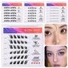 No Need Glue Self Adhesive Cluster Lashes Natural Look Segmented Eyelashes  Women's Beauty