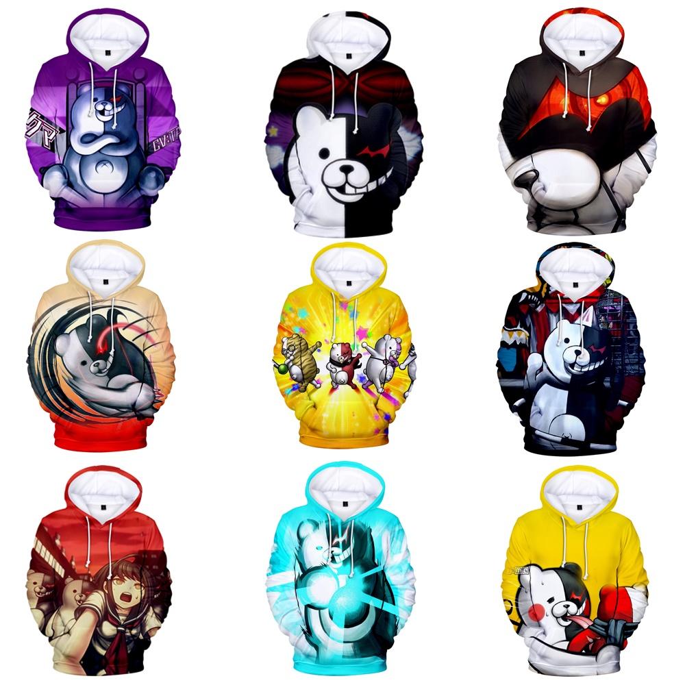 Danganronpa Monokuma Hoodie Extravagantly Soft Unisex Pullover For Anime Fans