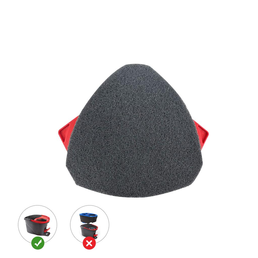 HOME TIMES 1/2 шт. Насадка-щетка для скраба, совместимая с системой швабры O Cedar Spin Mop с 1 резервуаром, 2 шт. Сменная щетка для чистки ванны и плитки