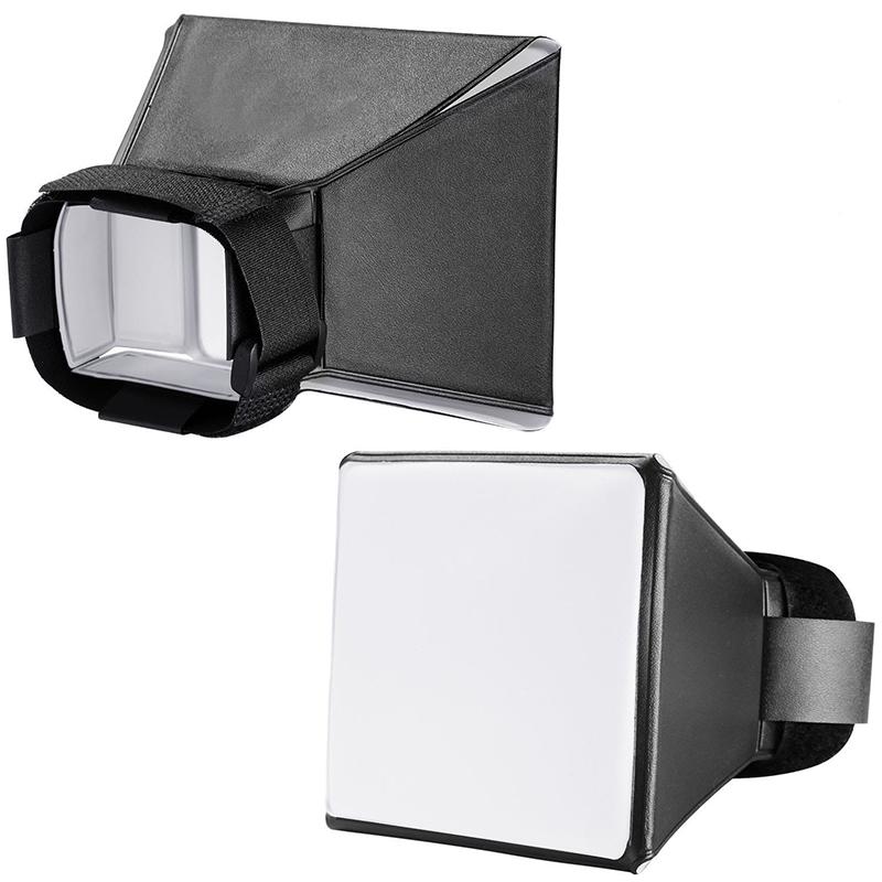 Универсальный складной рассеиватель для вспышки Softbox Professional Mini Photo Diffuser Soft Light Box для камеры Canon Nikon Sony