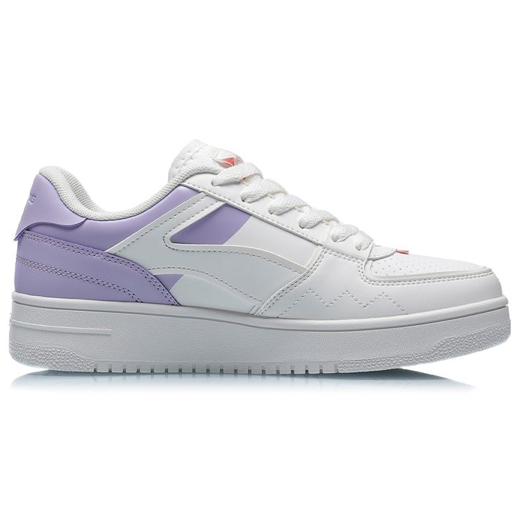 Li-Ning Breathable Non-Slip Lightweight Low-Top Skate Shoes Women Sneakers Moonlight-Purple AGCQ378-4