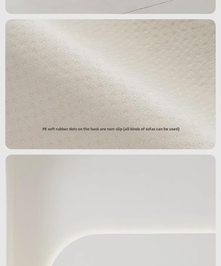 Универсальная бархатная диванная подушка: Нескользящий, современный чехол для сиденья и спинки на все времена года.