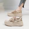 Обувь для папы, женская летняя новая обувь в стиле Ins, толстая подошва, увеличенная, кроссовки для отдыха, женские