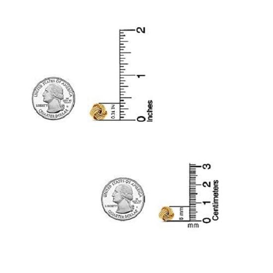 Позолоченные серьги-гвоздики LeCalla из стерлингового серебра 925 пробы для женщин и девочек