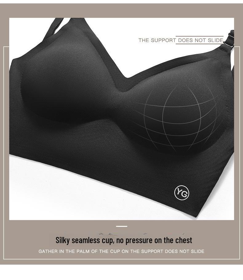 Summer U-shaped Backless Bra for Small-Chested Women with Chest Pads and Thin Style