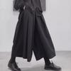 Унисекс Dark Niche Широкие брюки-юбки - Нестандартный, свободный крой для весны/лета, в стиле Ямамото