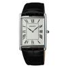 Мужские кварцевые часы Seiko Selection SSEH019 Серебристый/Черный кожаный ремешок