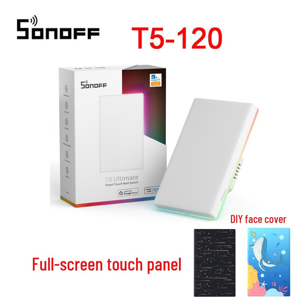 Умный сенсорный выключатель SONOFF T5 TX Ultimate с пультом дистанционного управления для Alexa