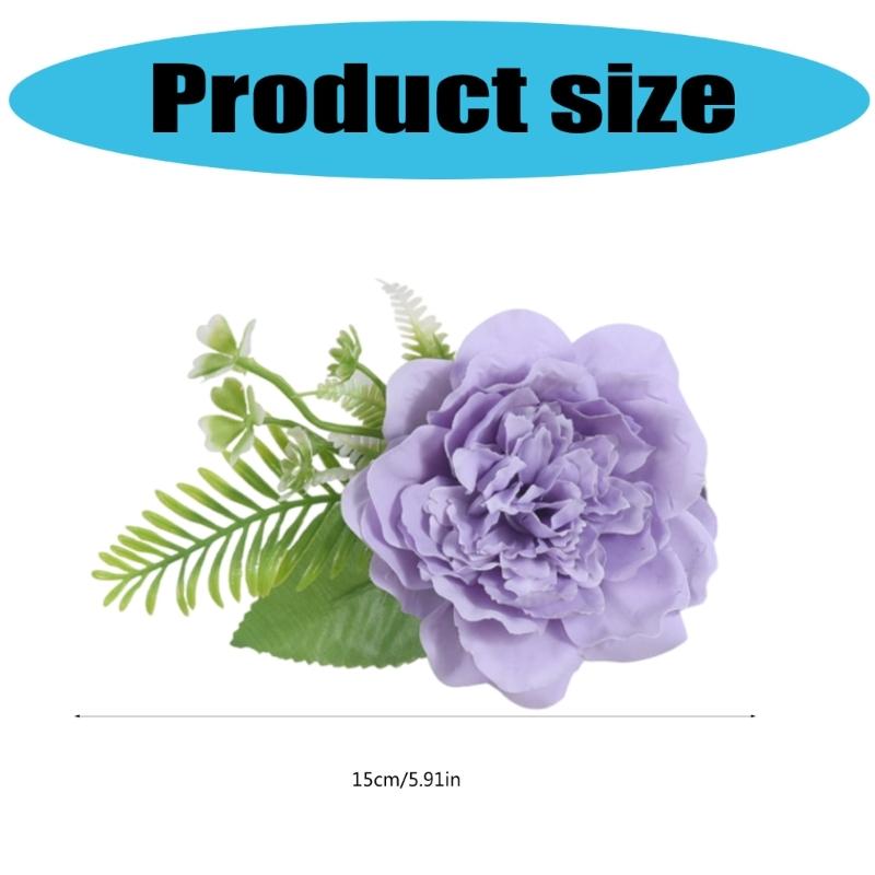 Современные клипсы для штор в виде искусственных цветов, набор из 2 штук, декоративные держатели для оконных драпировок, подхваты, пряжки