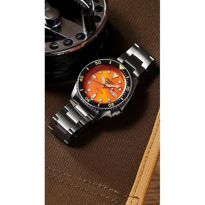 Seiko Мужские часы 5 Sports Automatic SRPD59K1 Оранжевые