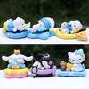 Cute Sleeping Kuromi Kt Big Ear Dog Action Figure Toy Wholesale Pvc Material