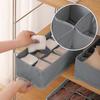 Fabric Underwear Storage Box Bra Organizer Underwear Pants Organizer Panty Socks Compartment Organizer
