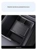 Tesla Central Console Storage Box: Original Car Color, Convenient Silicone Organizer for Lower Console Layer