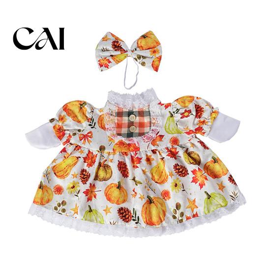 Festive Garden Statue Clothes 1 Set Christmas Porch Goose Outfit, Dress with Hat, Winter Decor Accessories Fall Holiday Costume for 23 Inch