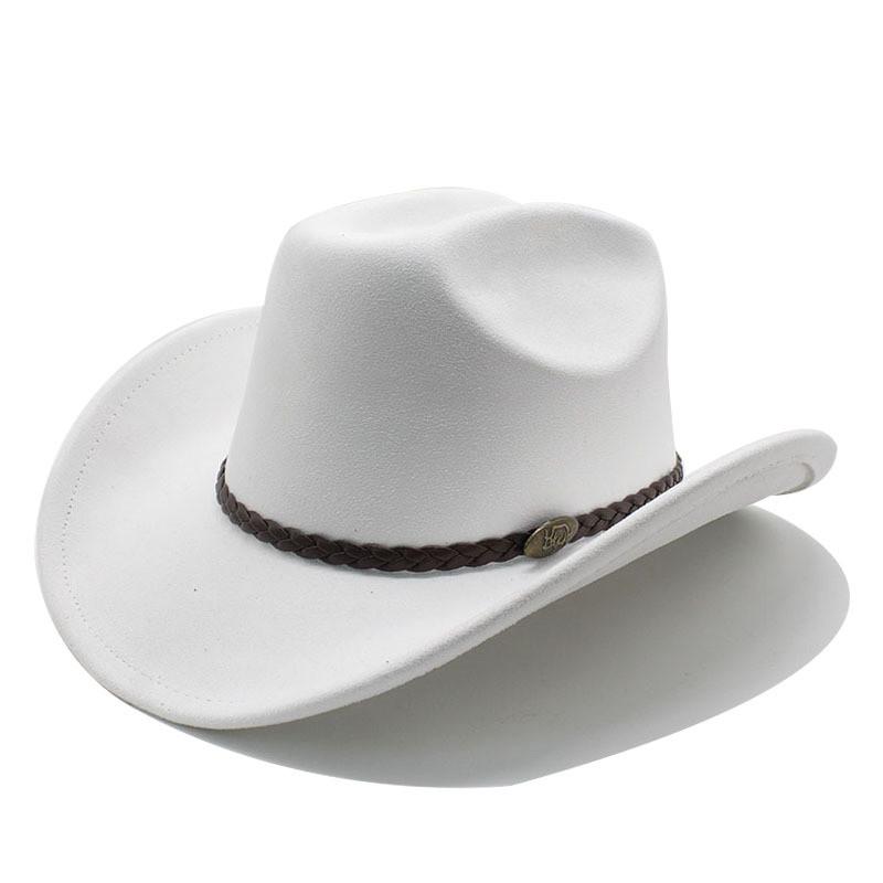 Knot Pattern Wool Felt Bowler Hat With Wide Brim For Retro Fashion Enthusiasts