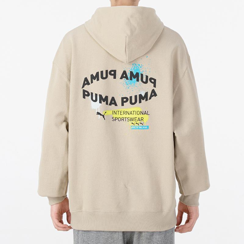 Puma Толстовка Oversize Trend с графическим рисунком и спортивным логотипом Мужские топы Off-White 536061-64