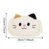 Zipper Plush Pencil Case Desk Organizer Cat Makeup Bag Smile Cat Pencil Bag  School Supplies