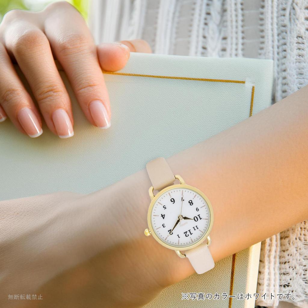 [Fieldwork] Женские часы с аналоговым кожаным ремешком без никеля, долговечные, белые, NF Fool YM086-1, белые