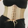 Dress Girdle Gold Cummerbunds PU Leather Wide Waist Belt Luxury Female Waistband  Corset
