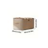 Steel Frame Storage Basket 28x48x25 cm for Home Organisation and Clothes Storage