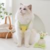 Cute Wind Bow Spring Summer Cat Clothes Love Texture Suspender Dog Two Feet Into Cat Pet Cat Clothing