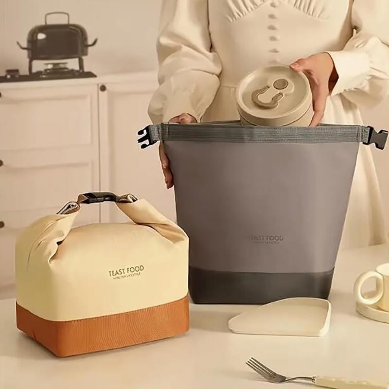Изолированная сумка для ланча с плечевым ремнем, герметичная сумка-тоут и кроссбоди, переноска для пищевых контейнеров для работы, школы