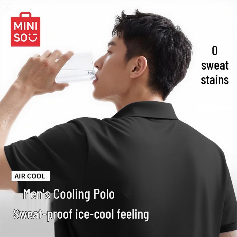 MINISO Мужская быстросохнущая рубашка-поло