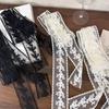 French Lace Scarf Summer Hollow Embroidery Long Ribbon And Belt Tie Hair Band Bags Handle Decor Long Scarfs