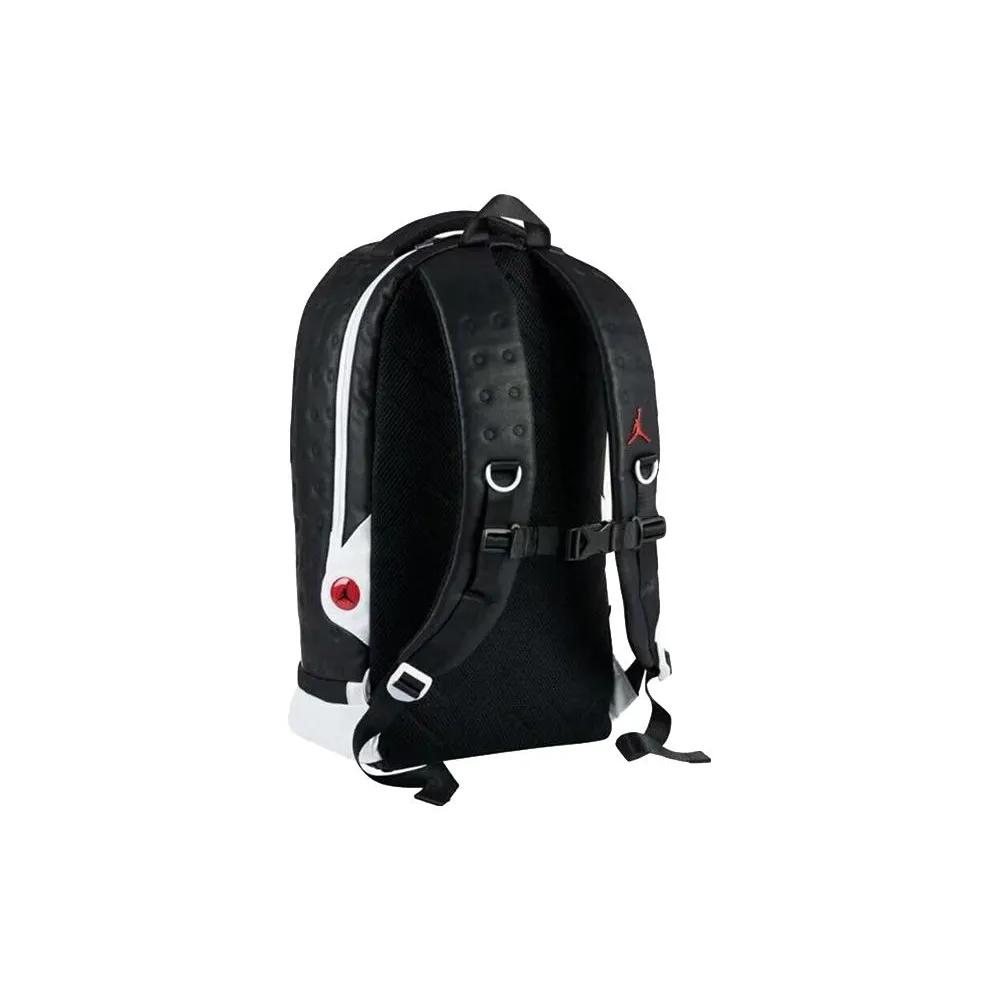 Jordan Polyurethane Basketball Bag Backpack Regular Unisex Black / White (Unisex) Backpacks HA4464 011