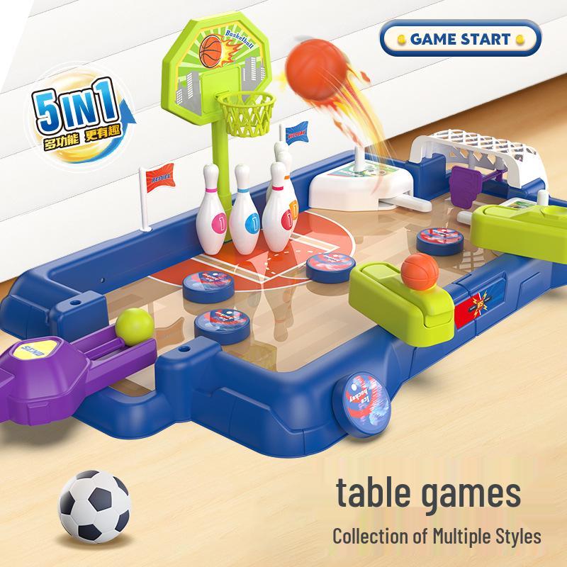 Cross-border Bowling Catapult Game: Interactive Educational Toy for Kids - Perfect Birthday Gift for Boys and Girls