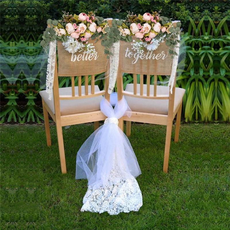 Искусственные цветы пион венок ручной работы гирлянда для зеркала дома свадьба свадьба украшение перемычки двери