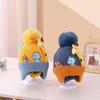 Children's Hat Fleece Baby Thickened Wool Hat Warm Baby Hat Winter Knitted Hat Cartoon Embroidered Pullover Hat