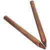 Garden Fence Poles Carbonized Wood Simple Design Outdoor Decor 11.8×1.6×1.6in 2Pcs